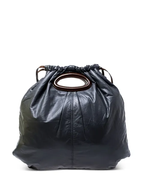 Marni Pre-Owned leather drawstring handbag Grey 241057