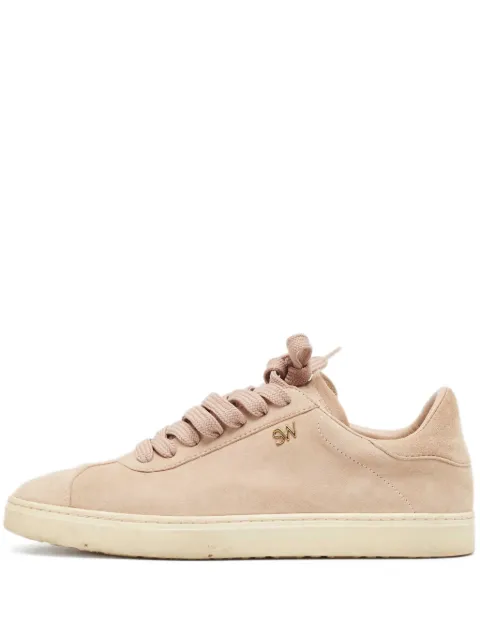 Stuart Weitzman pre-owned suede low-top sneakers Pink 985598