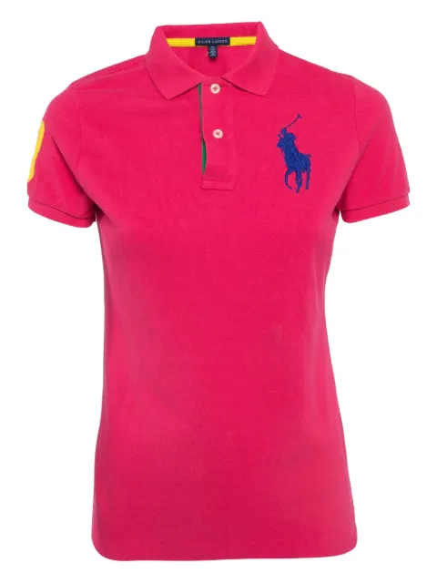 Polo Ralph Lauren Vintage pre-owned cotton embroidered polo shirt Pink 978254