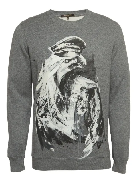 Roberto Cavalli Vintage graphic-print sweater Grey 934021