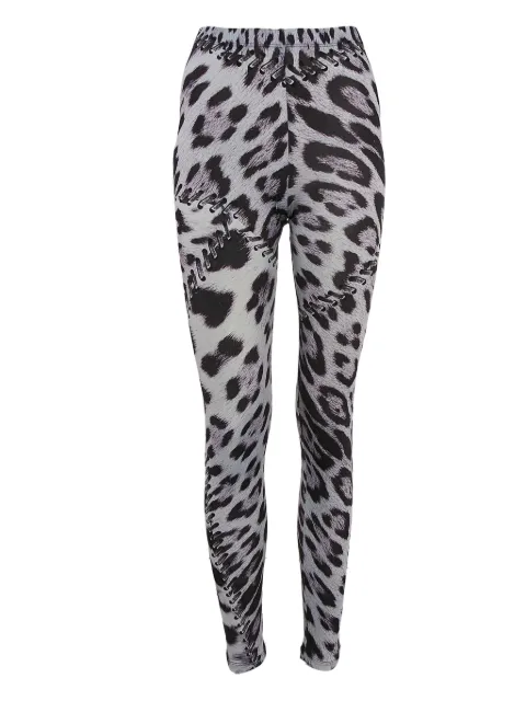 Roberto Cavalli Vintage animal-print leggings Blue 1121529