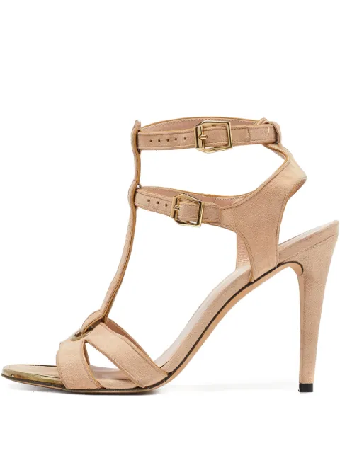 Stuart Weitzman pre-owned 105mm T-bar sandals Neutrals 978127