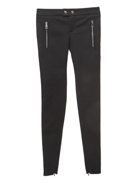 Gucci Pre-Owned zipper-pocket trousers Black 935736