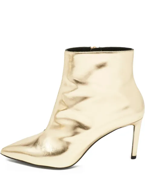 Balenciaga Pre-Owned 80mm leather boots Gold 1117368