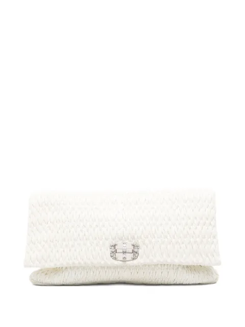 Miu Miu Pre-Owned 2000s quilted clasp bag White MI600BU