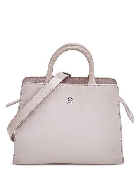 Aigner Vintage pre-owned small Cybill leather tote bag Pink 579288