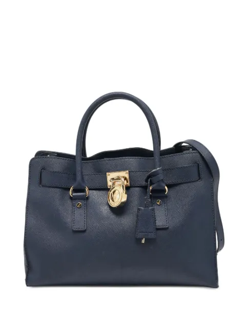 Michael Kors Vintage pre-owned Hamilton structured tote bag Blue 1132701