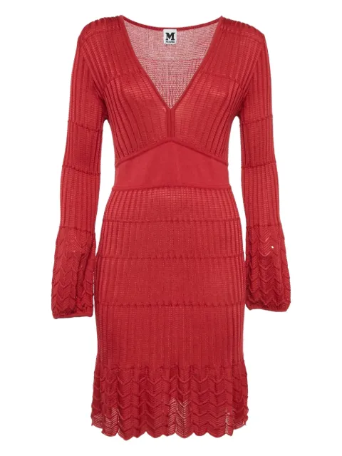 Missoni Pre-Owned v-neck dress Red 1111700