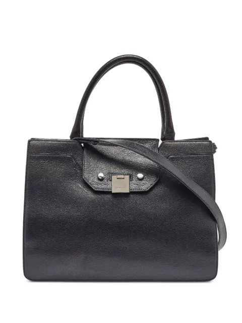Jimmy Choo Pre-Owned Alfie leather tote bag Black 1115245