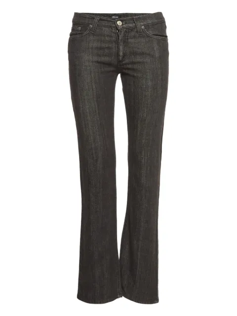 Versace Pre-Owned flared trousers Black 995312