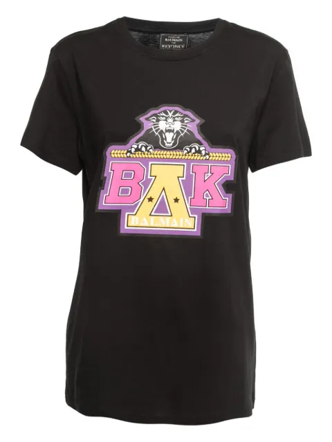 Balmain Pre-Owned graphic-print cotton t-shirt Black 757102