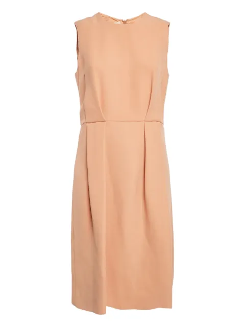 Marni Pre-Owned pleated midi dress Neutrals 1132229