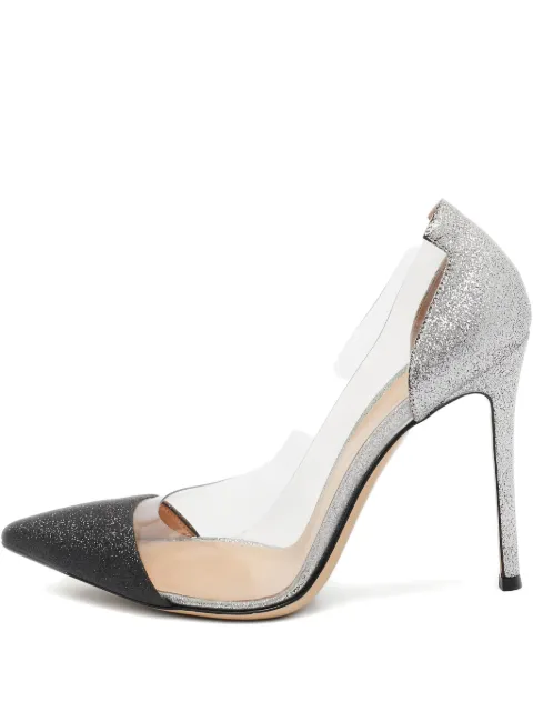 Gianvito Rossi pre-owned 105mm glitter pumps Black 1108616
