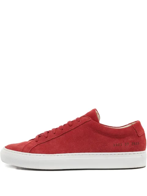 Common Projects pre-owned suede sneakers Red 1041805