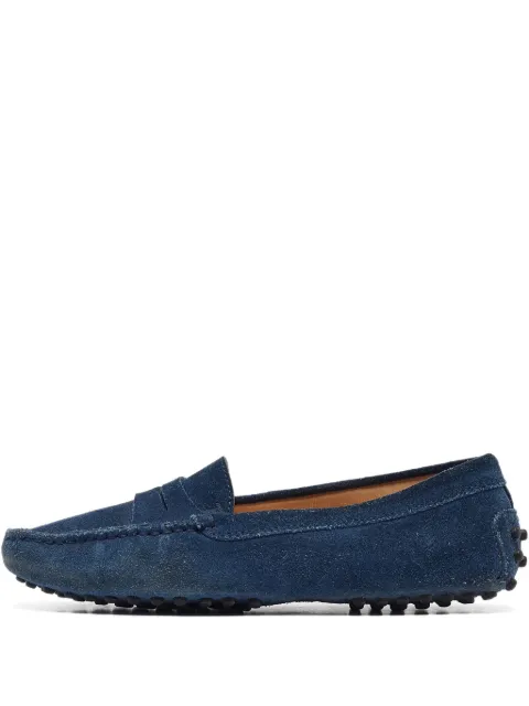 Tod's Vintage Gommino suede loafers Blue 1043285