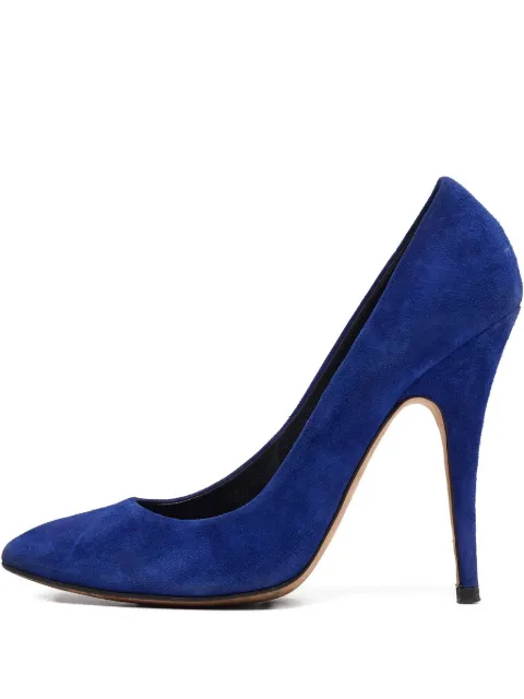Giuseppe Zanotti Vintage pointed-toe heeled pumps Blue 1042205