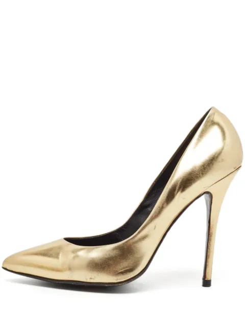Giuseppe Zanotti Vintage 105mm Jackye pointed-toe pumps Gold 1117477
