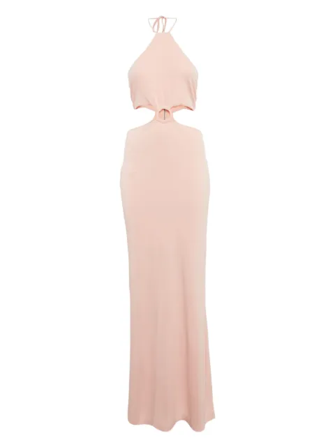alice + olivia cut-out halter neck gown Pink 1121743