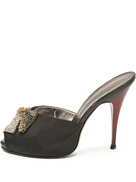Giuseppe Zanotti Vintage 120mm crystal-embellished heeled pumps Black 1117679