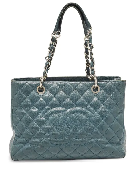 CHANEL Pre-Owned Grand Shopping tote bag Blue 1103288