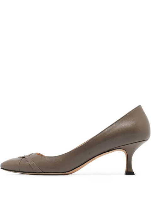 Manolo Blahnik Pre-owned 55mm pointed-toe pumps Grey 975074