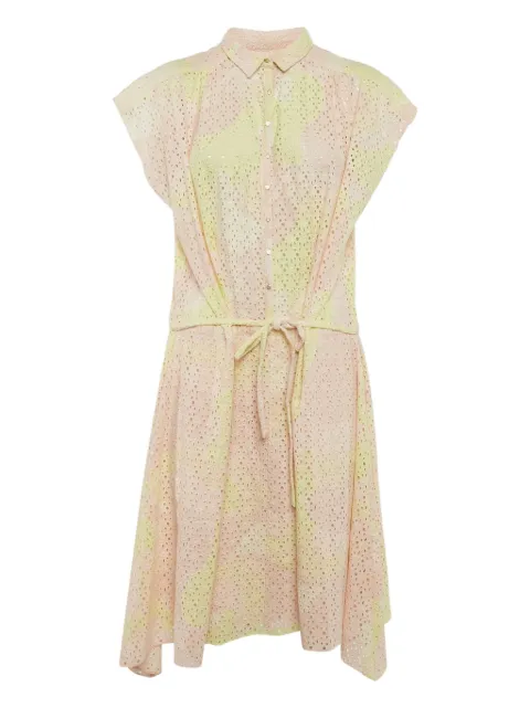 Zadig&Voltaire pre-owned cap-sleeve button-up dress Pink 1125253