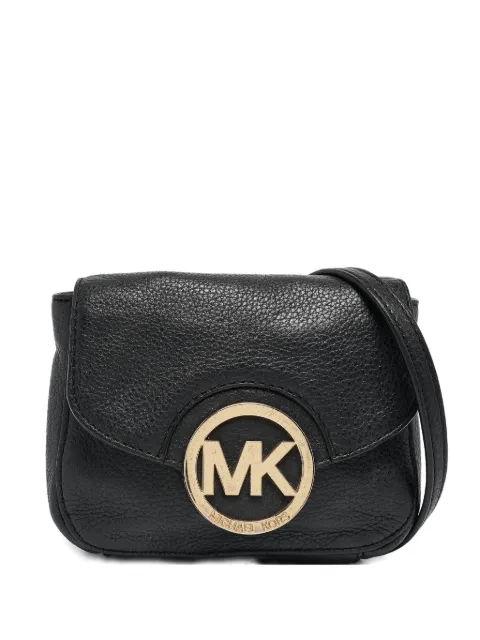 Michael Kors Vintage Pre-owned logo-appliqué crossbody bag Black 1114524