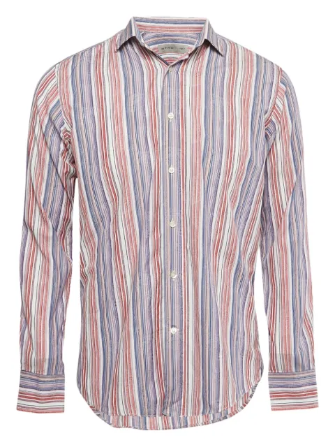 Etro Pre-Owned striped shirt Red 1096122