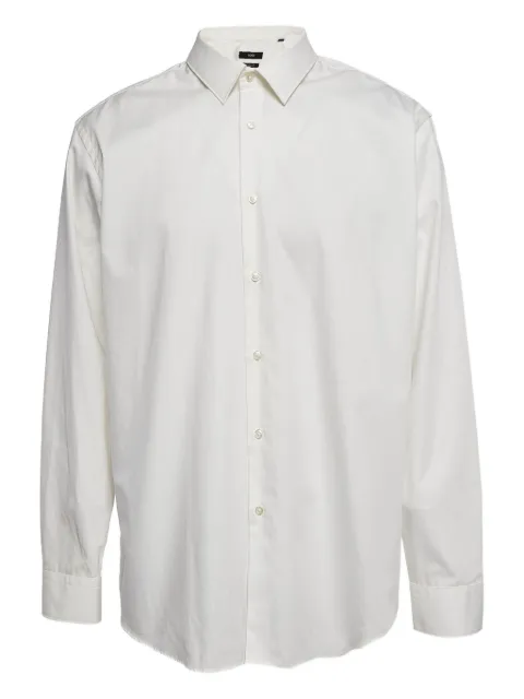 BOSS pre-owned cotton shirt White 1096271
