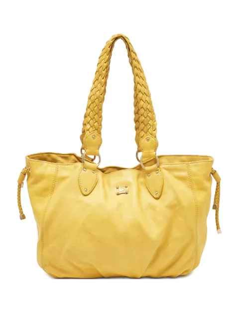 Michael Kors Vintage pre-owned leather braided tote bag Yellow 1040763