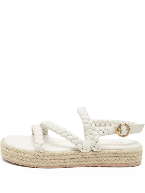 Gianvito Rossi pre-owned 30mm braided sandals White 1044755