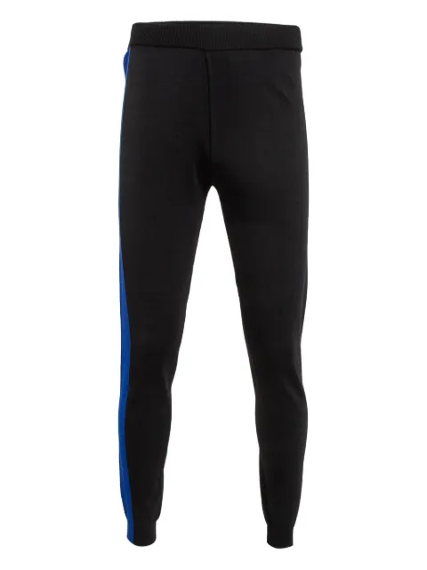 Kenzo Pre-Owned side-stripe track pants Black 1017986