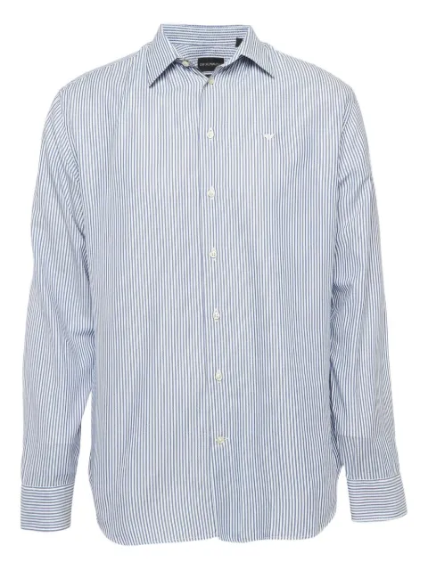 Emporio Armani Pre-Owned striped shirt Blue 1034915