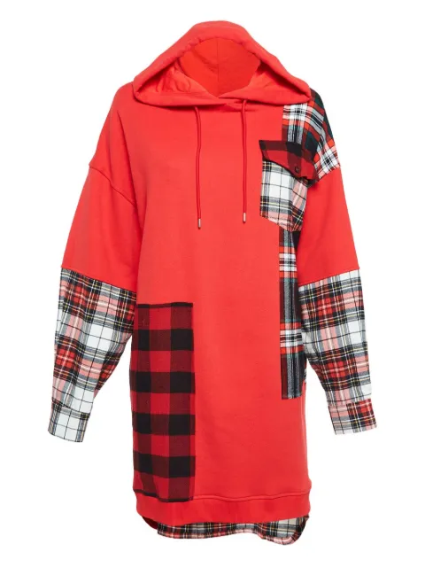 Alexander McQueen Pre-Owned cotton hooded dress Red 1032609