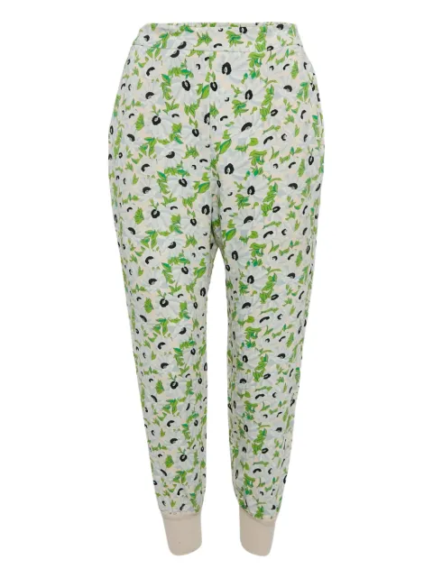 Stella McCartney Pre-Owned floral-print track pants Green 1104319