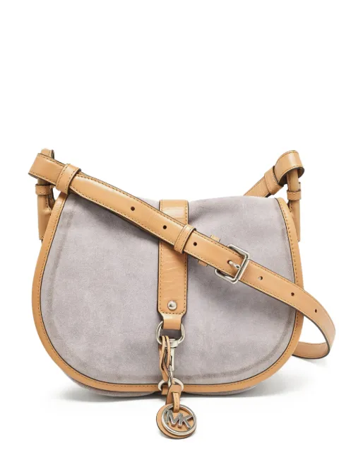 Michael Kors Vintage Jamie suede cross body bag Purple 1078040