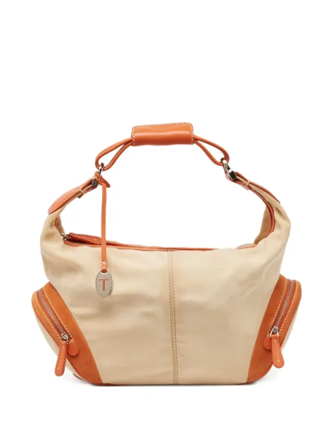 Tod's Vintage Pre-owned two-tone tote bag Neutrals 695090