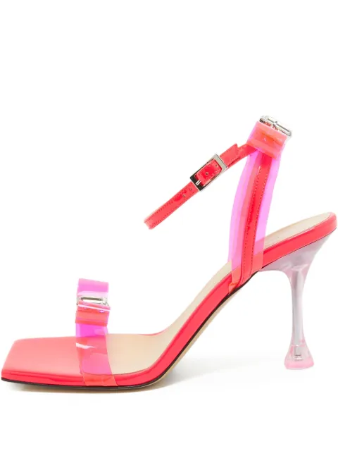 MACH & MACH pre-owned 95mm bow-detailed sandals Pink 961467