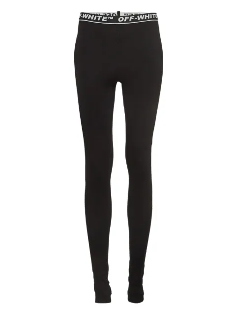 Off-White Pre-Owned high-rise leggings Black 963353