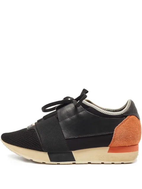 Balenciaga Pre-Owned Race Runner mesh-panelled sneakers Black 863651