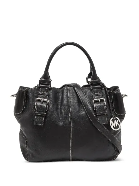 Michael Kors Vintage Brookville logo-charm tote bag Black 933605
