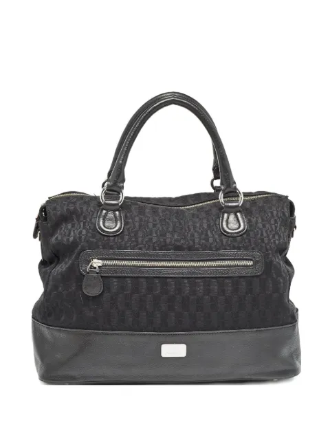 Aigner Vintage pre-owned monogram tote bag Black 998491