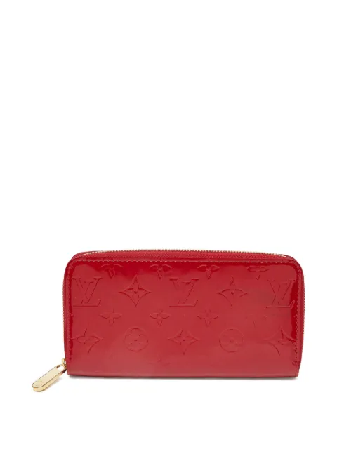 Louis Vuitton Pre-Owned patent leather monogram zippy wallet Red 962102