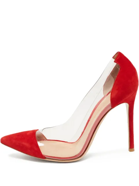 Gianvito Rossi Pre-Owned 110mm suede pumps Red 962978