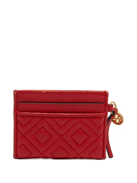 Tory Burch pre-owned quilted leather card holder Red 888822