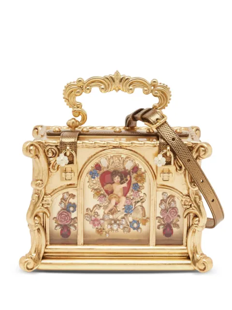Dolce & Gabbana Pre-Owned Angel Cherub tote bag Gold 1097009