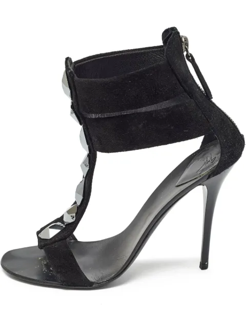 Giuseppe Zanotti Vintage 110mm crystal-embellished sandals Black 982563