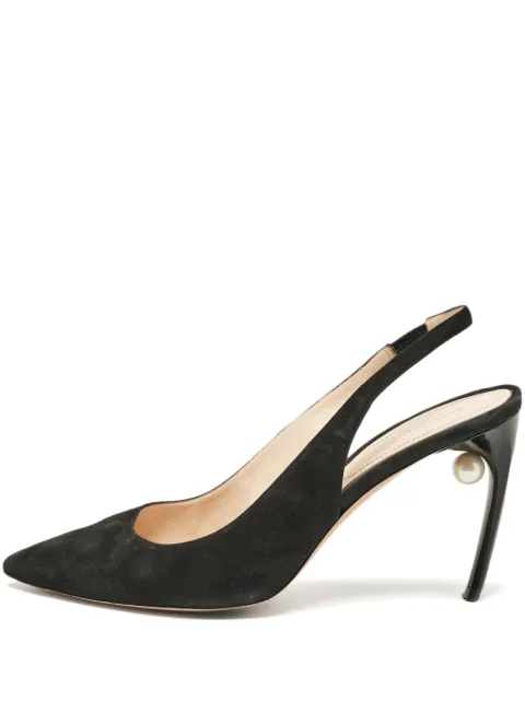 Nicholas Kirkwood Pre-owned 95mm slingback pumps Black 1121450