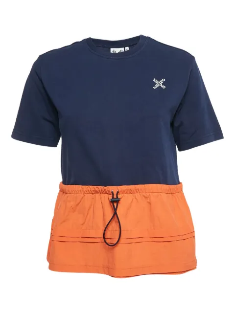 Kenzo Pre-Owned layered cotton t-shirt Blue 1094128