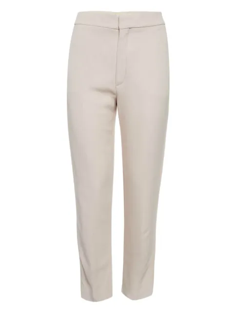 Chloé Pre-Owned cropped trousers Pink 1048368
